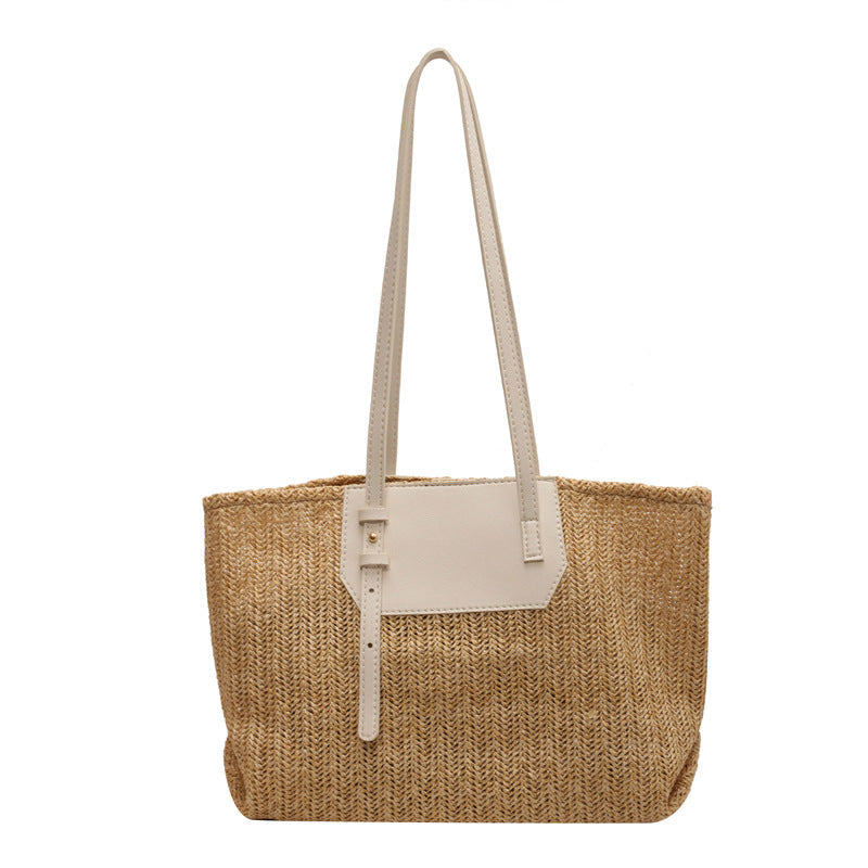 Woven Large Handbag