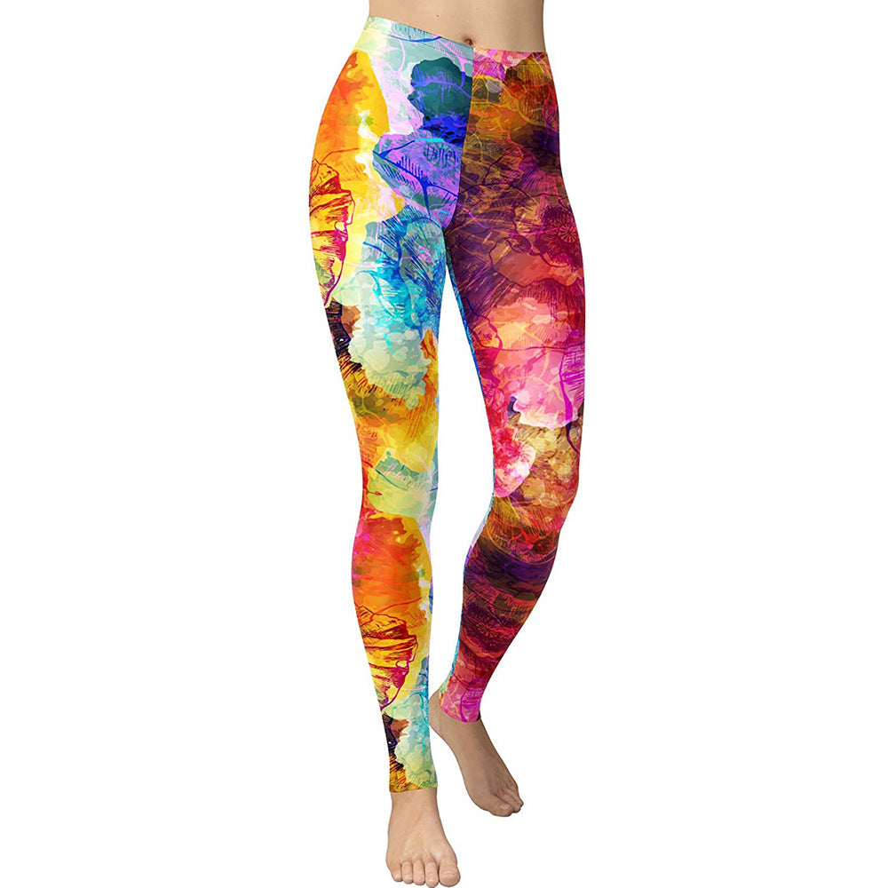 Printed High-waisted Leggings
