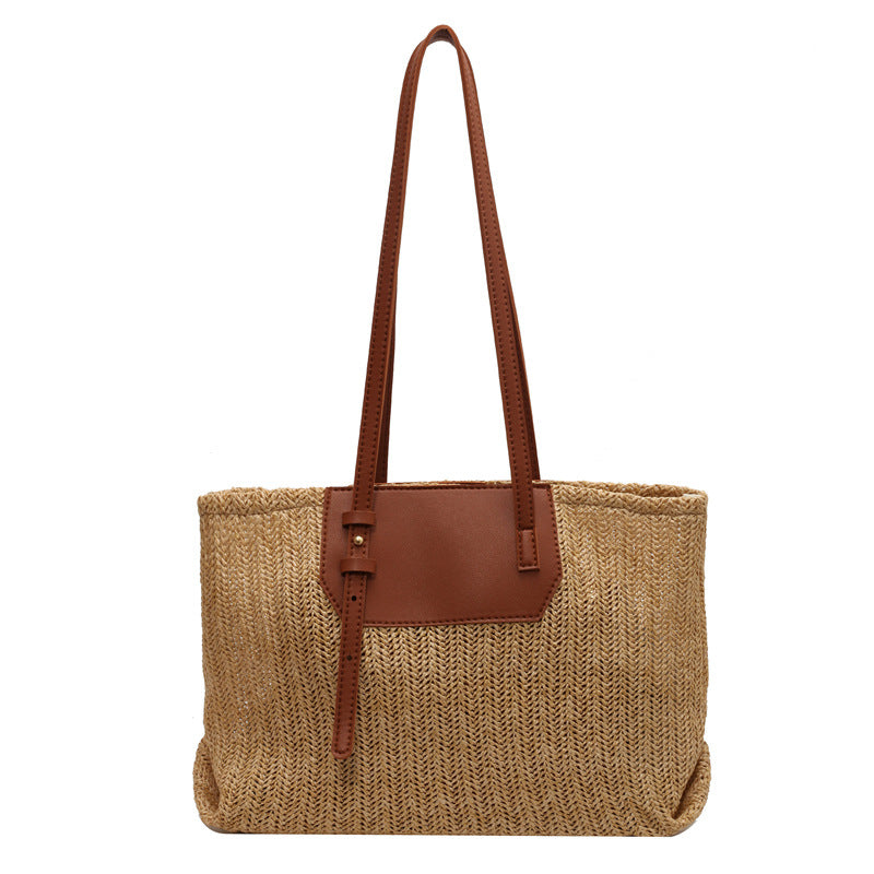 Woven Large Handbag