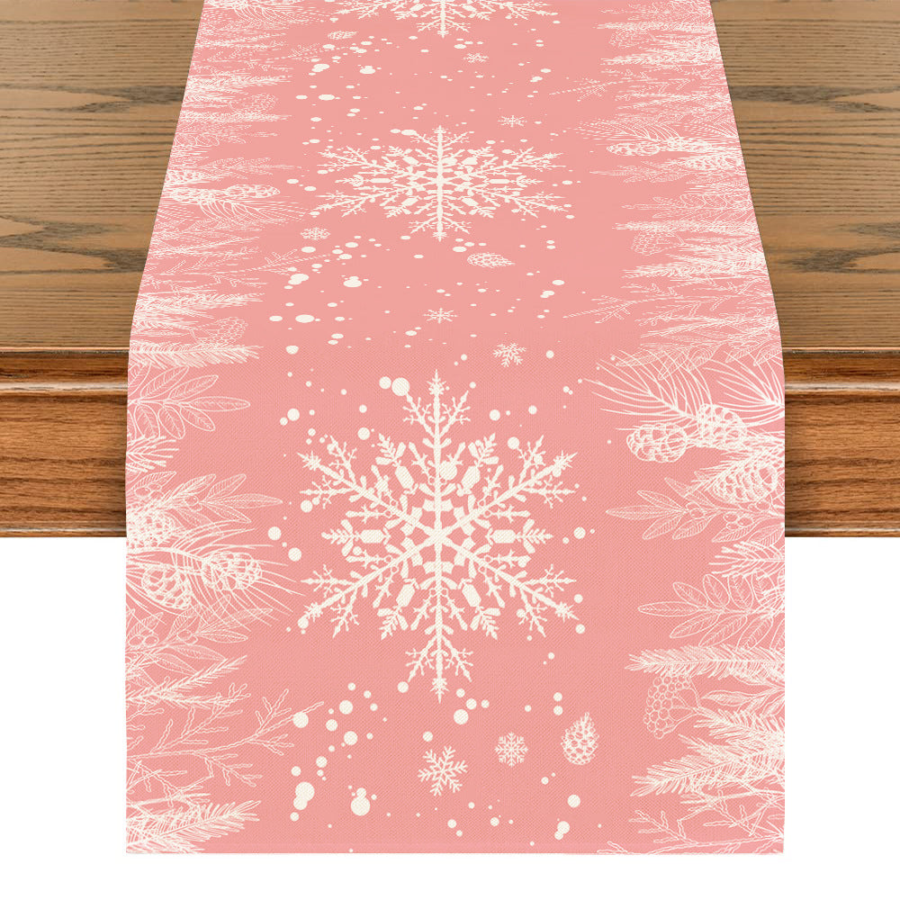 Pink & Cream Table Runner
