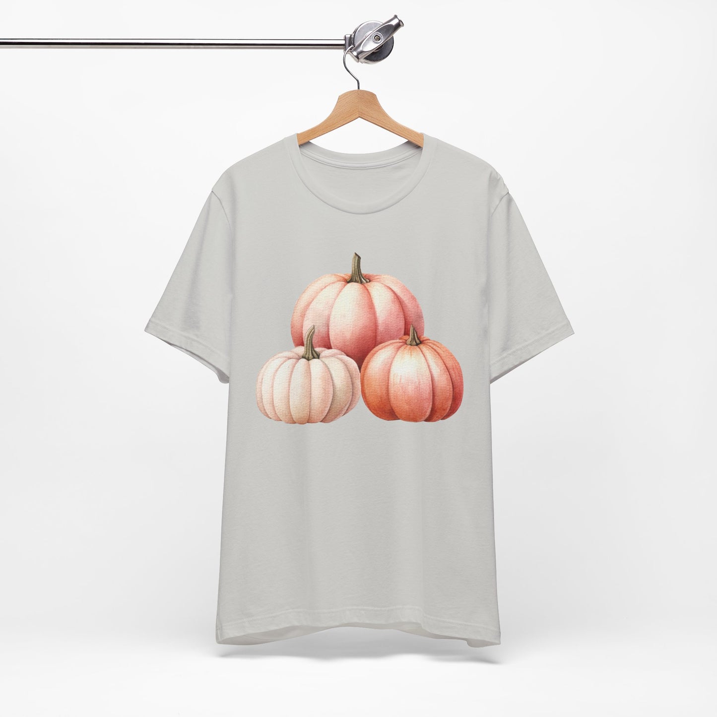 Autumn Fall Girly Pink Pumpkins Tee