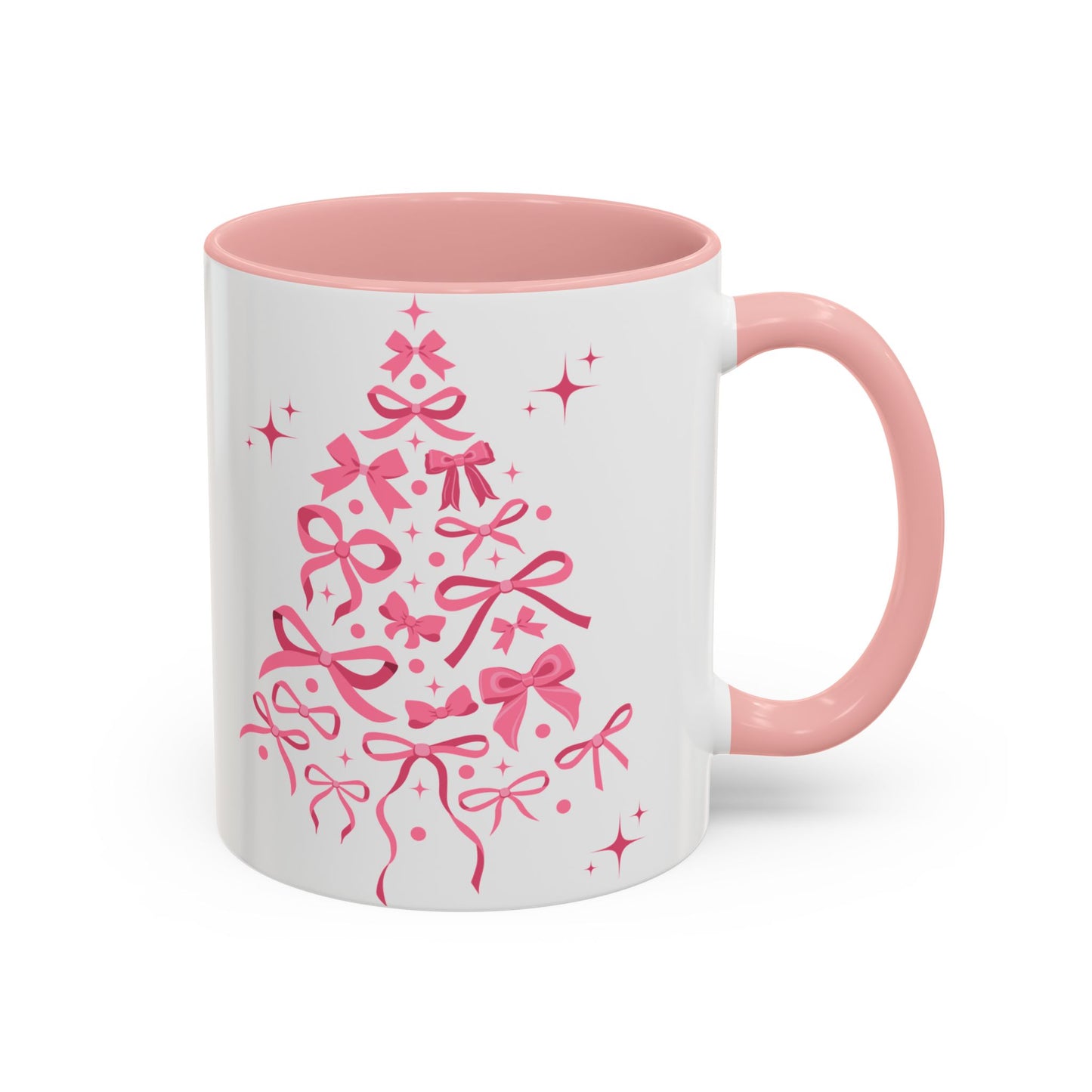 Whimsical Ribbon Christmas Tree Mug