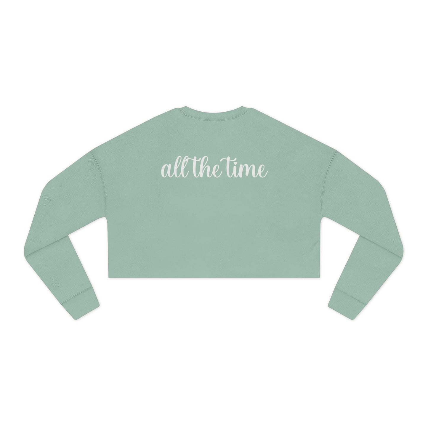 Empowering Women's Cropped Sweatshirt | You Matter, Positive Affirmation Apparel, Inspirational Gift, Self-Care Clothing, Motivational Style
