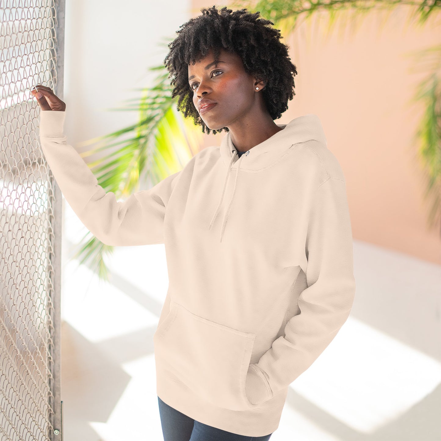 Dear Soul Behind Me Motivational Fleece Hoodie - Cozy Gift for Friends, Casual Wear, Self-Care Reminder, Motivational Gift, Thoughtful Custom Hoodie