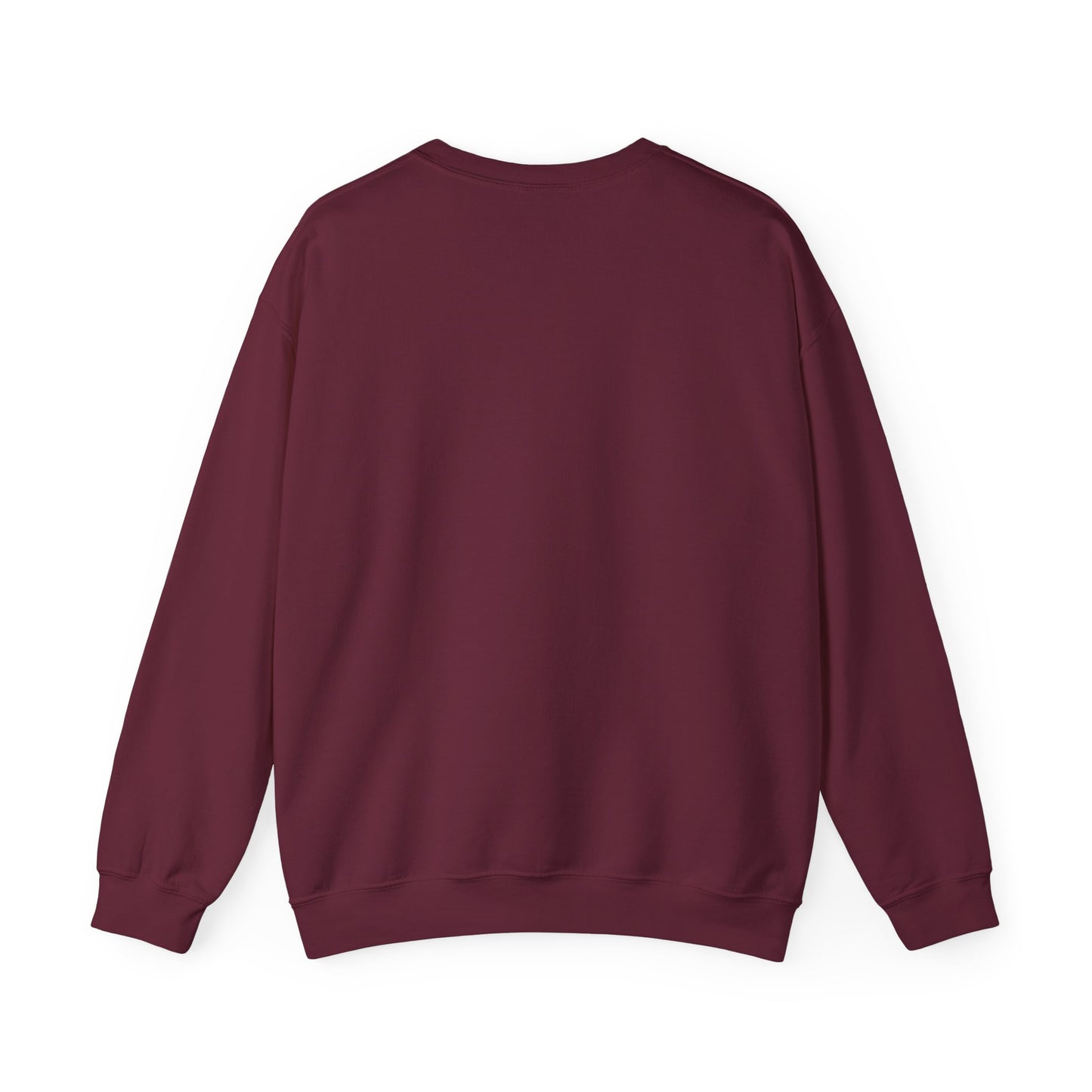 'Just Breathe' With Soft Floral Vertical Trio Background Sweatshirt