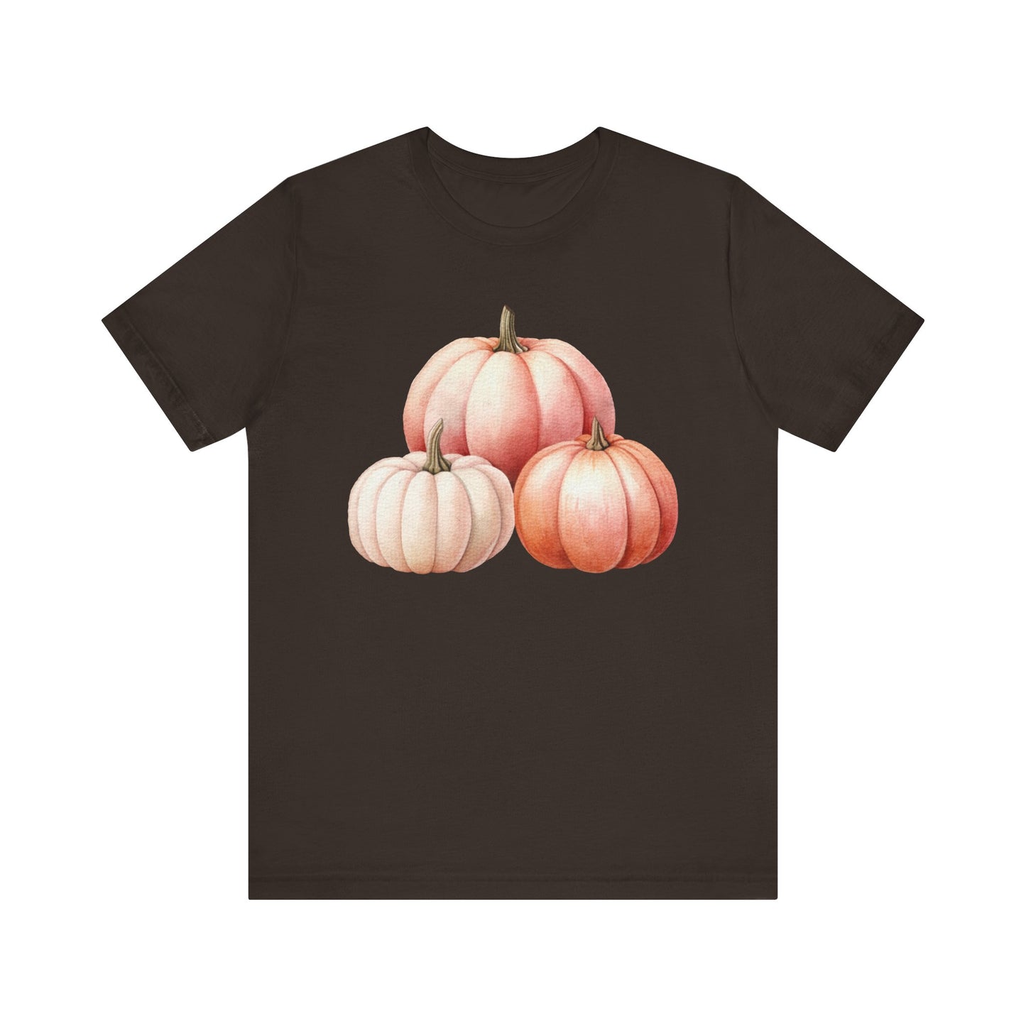 Autumn Fall Girly Pink Pumpkins Tee