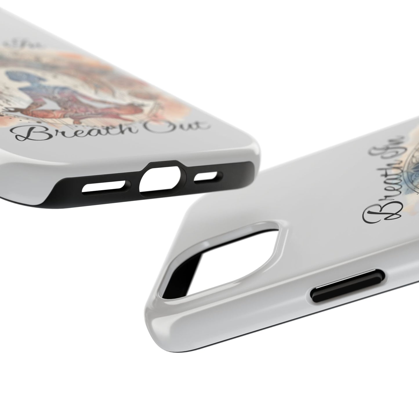 Breathe In Breathe Out Meditation Themed Phone Case