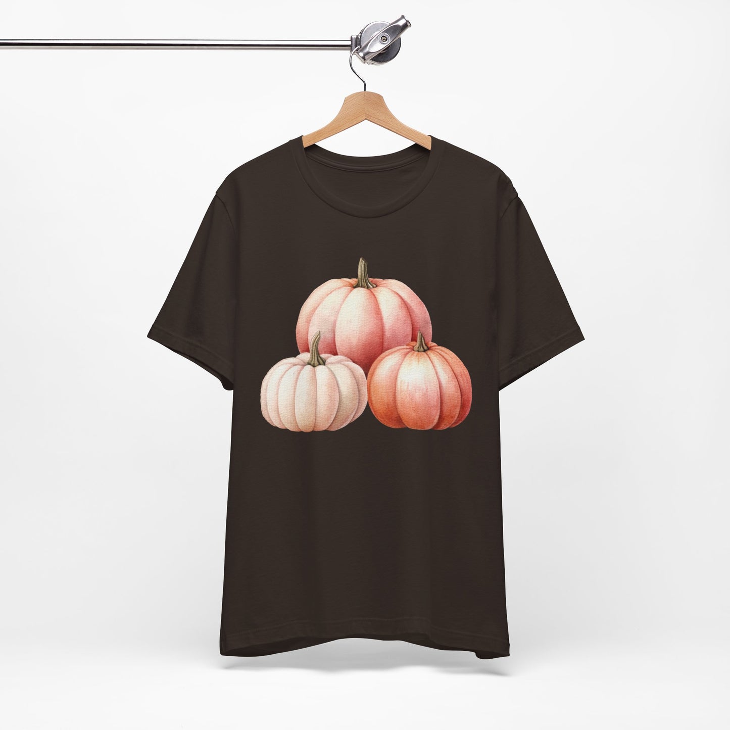 Autumn Fall Girly Pink Pumpkins Tee