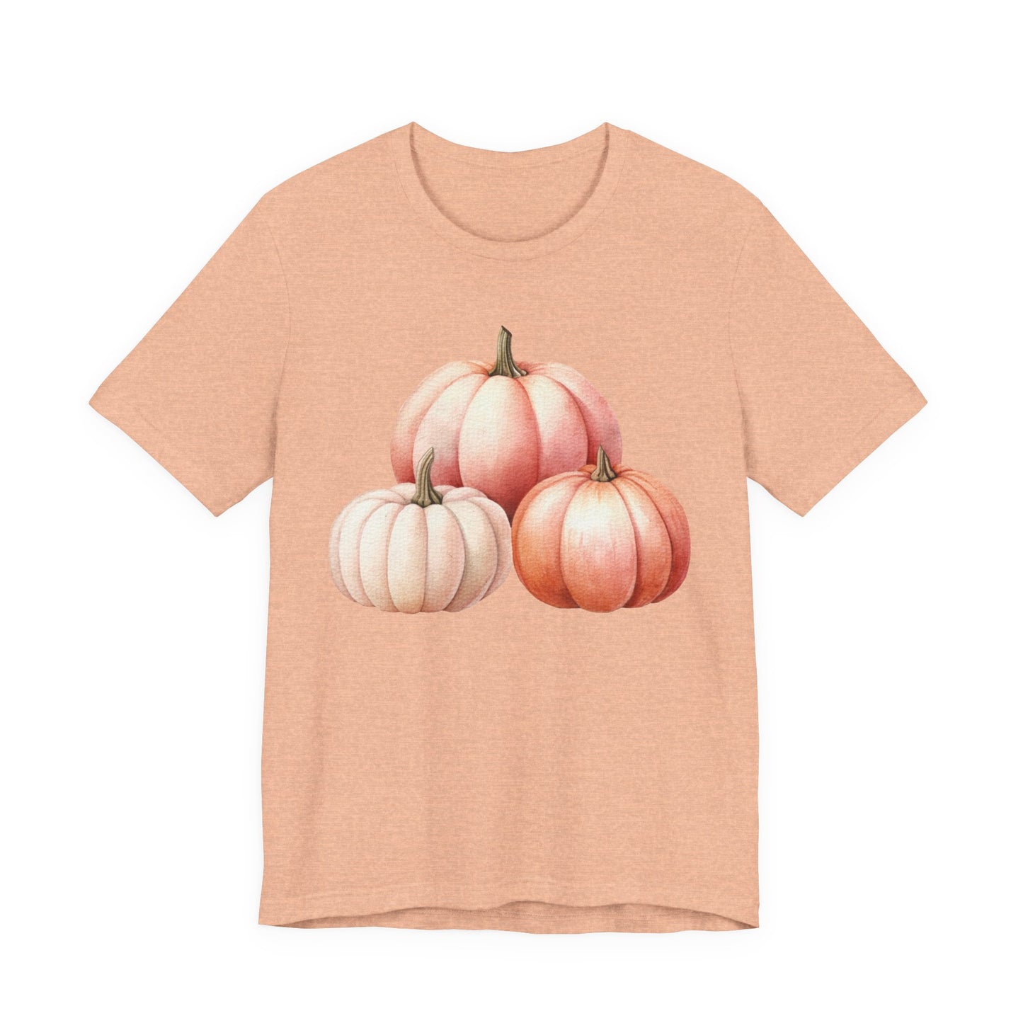 Autumn Fall Girly Pink Pumpkins Tee