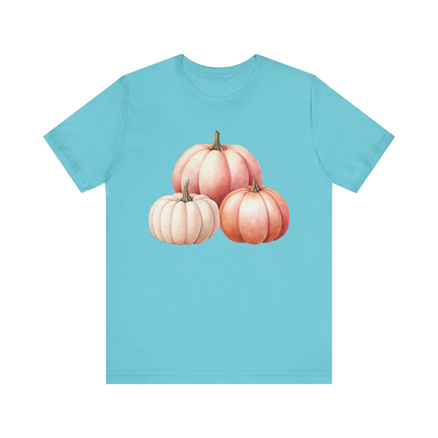 Autumn Fall Girly Pink Pumpkins Tee