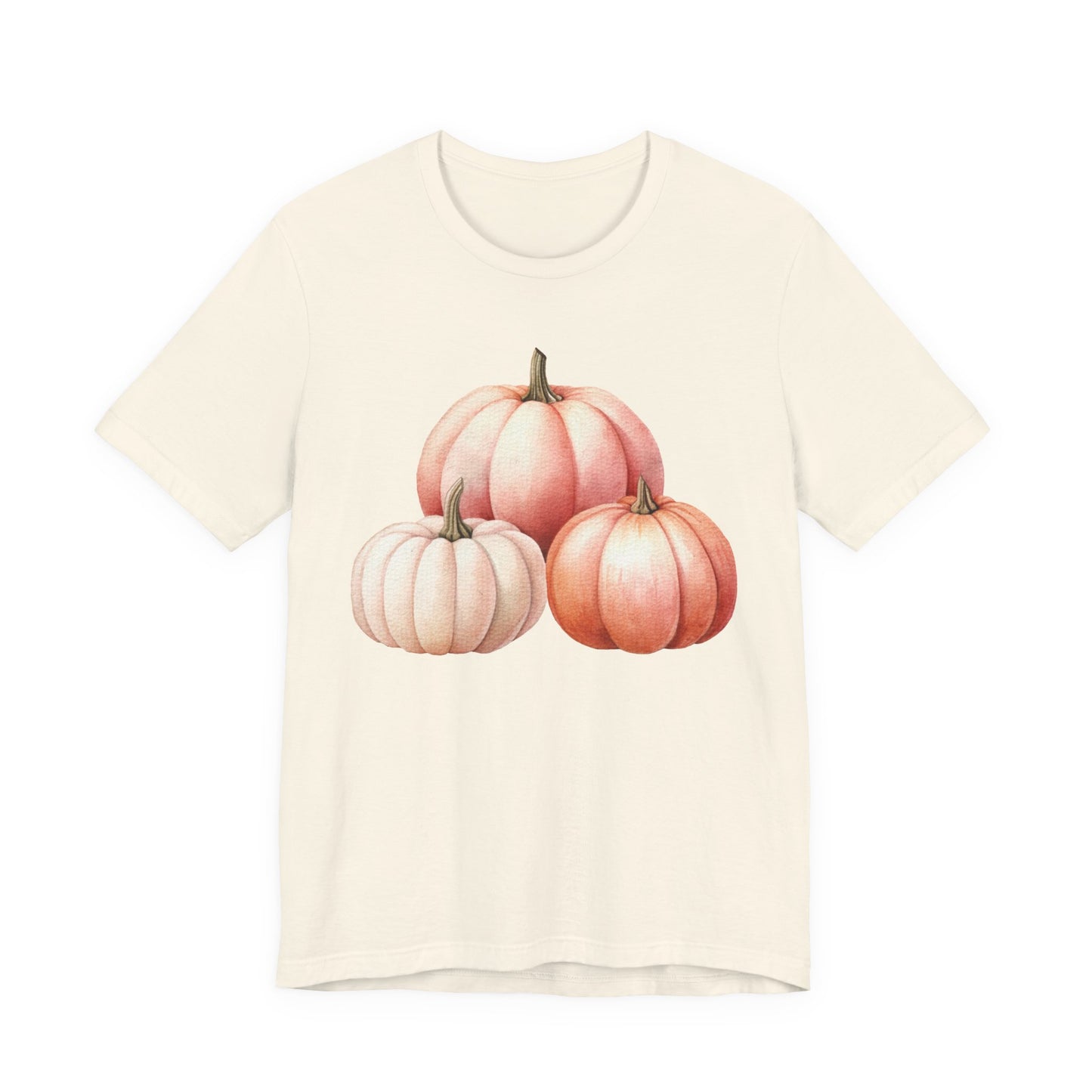 Autumn Fall Girly Pink Pumpkins Tee
