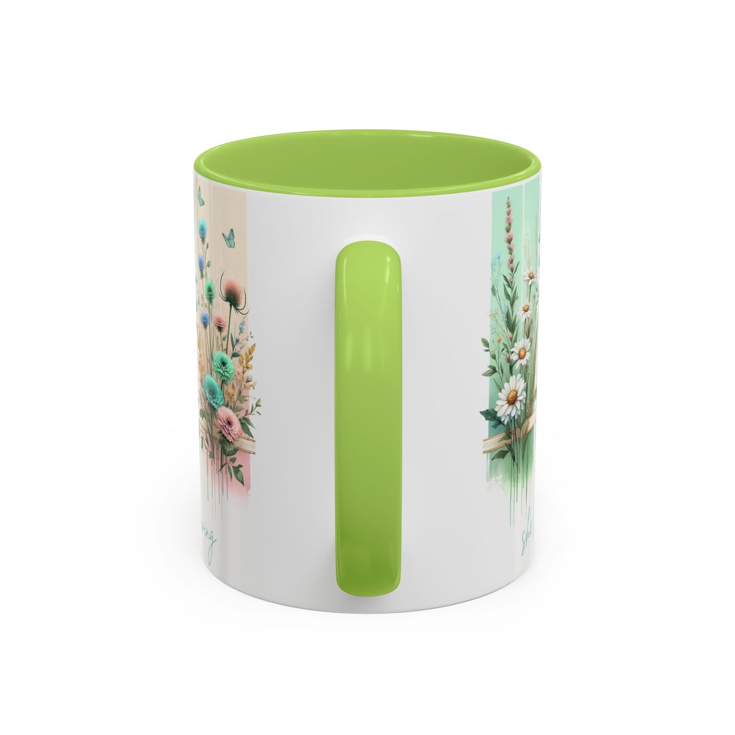 She’s Still Growing Mug | Floral Watercolor Inspirational Coffee Cup