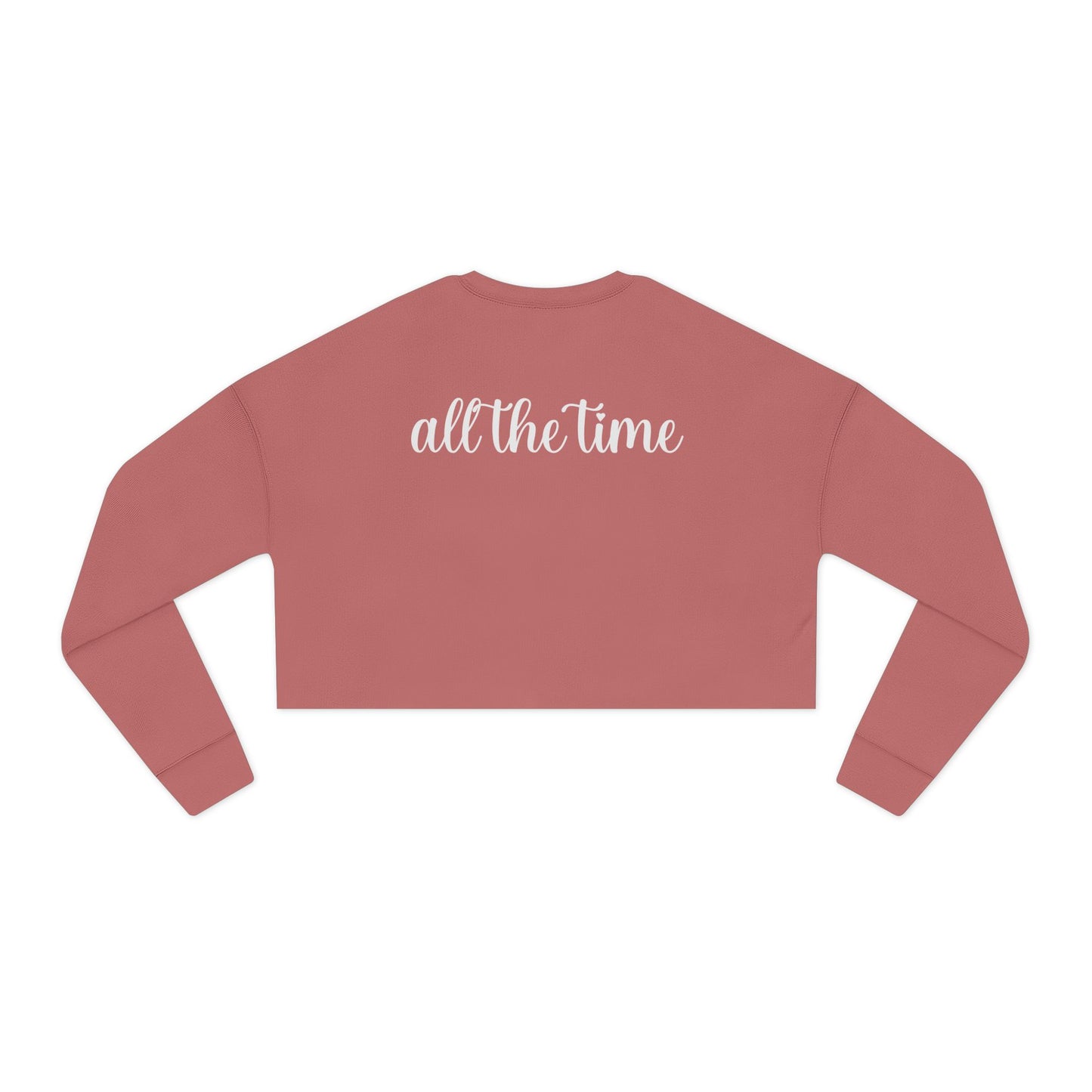 Empowering Women's Cropped Sweatshirt | You Matter, Positive Affirmation Apparel, Inspirational Gift, Self-Care Clothing, Motivational Style