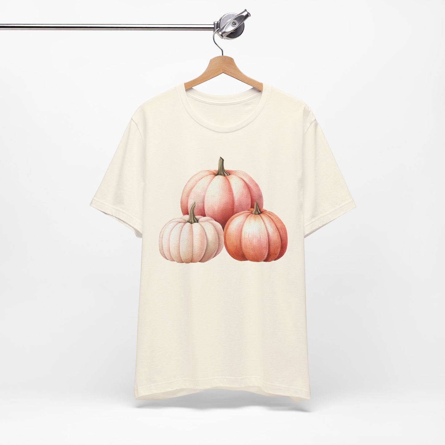 Autumn Fall Girly Pink Pumpkins Tee