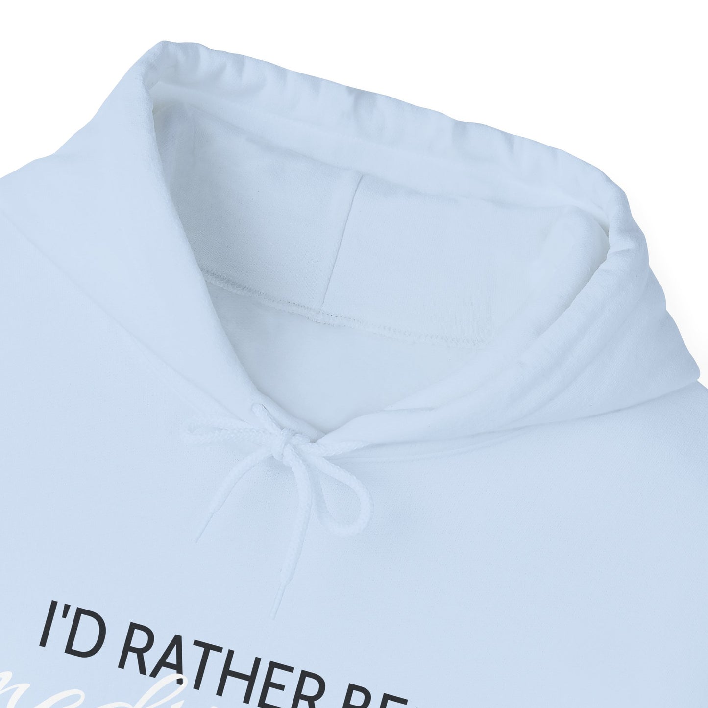 'I'd Rather Be Meditating" Hoodie Hooded Sweatshirt Trendy Retro Hippie Vibes Hoodie