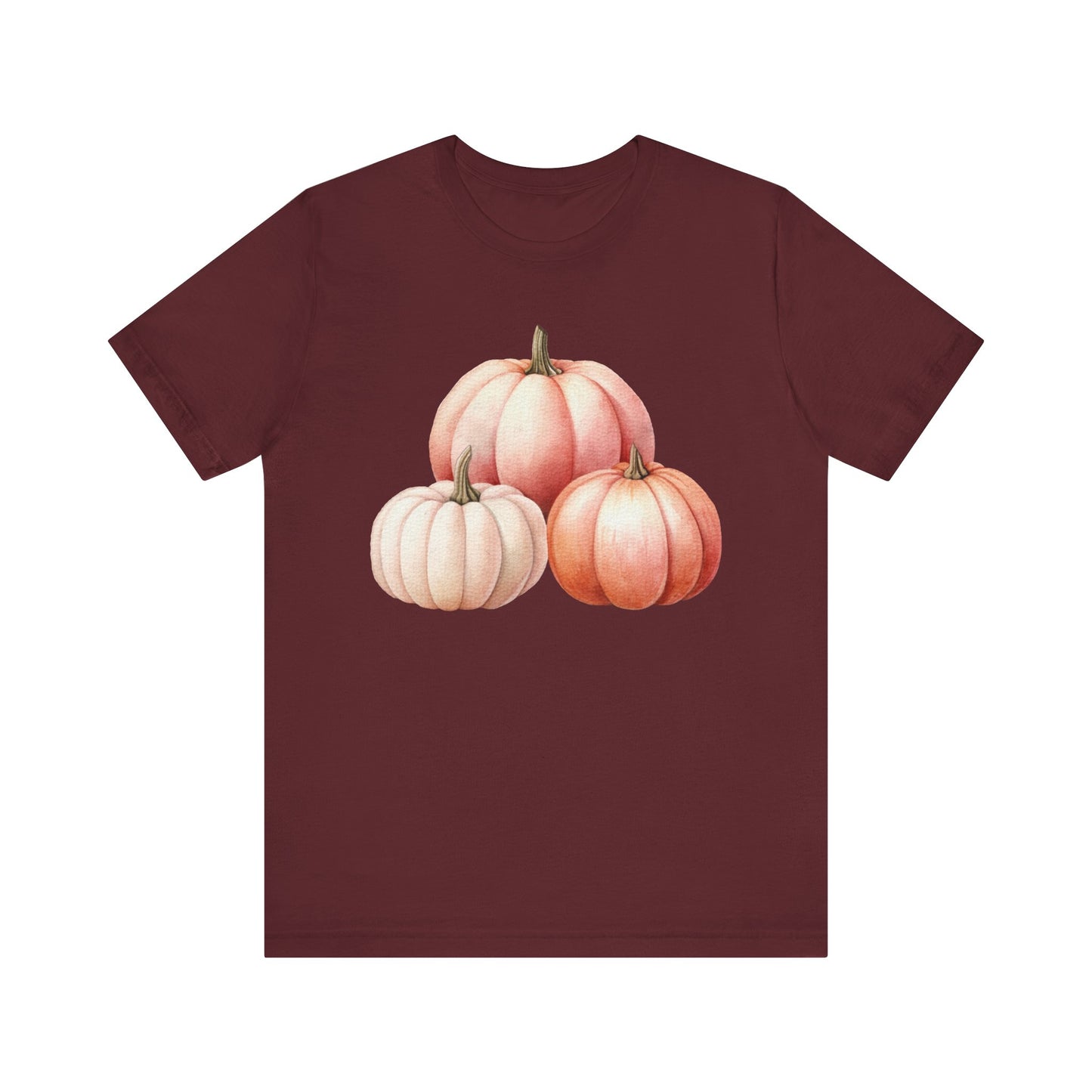 Autumn Fall Girly Pink Pumpkins Tee