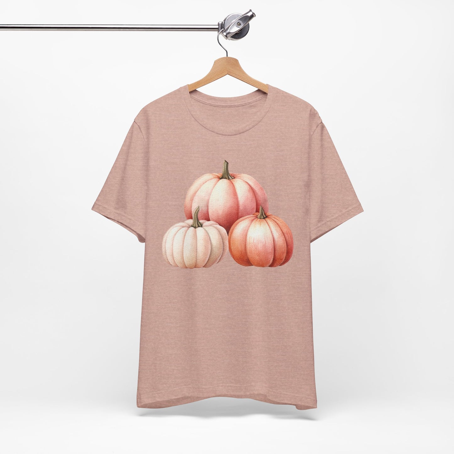 Autumn Fall Girly Pink Pumpkins Tee