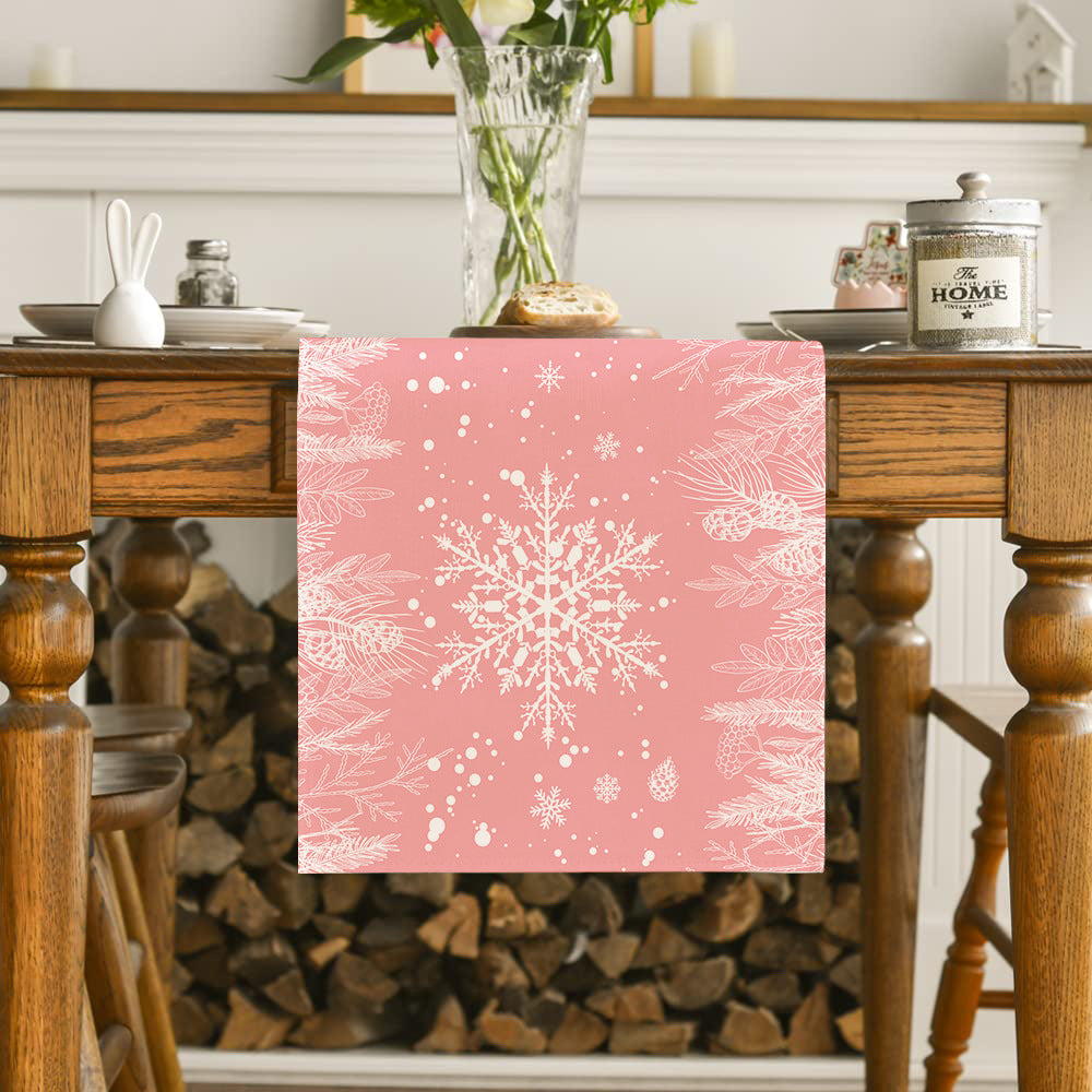 Pink & Cream Table Runner