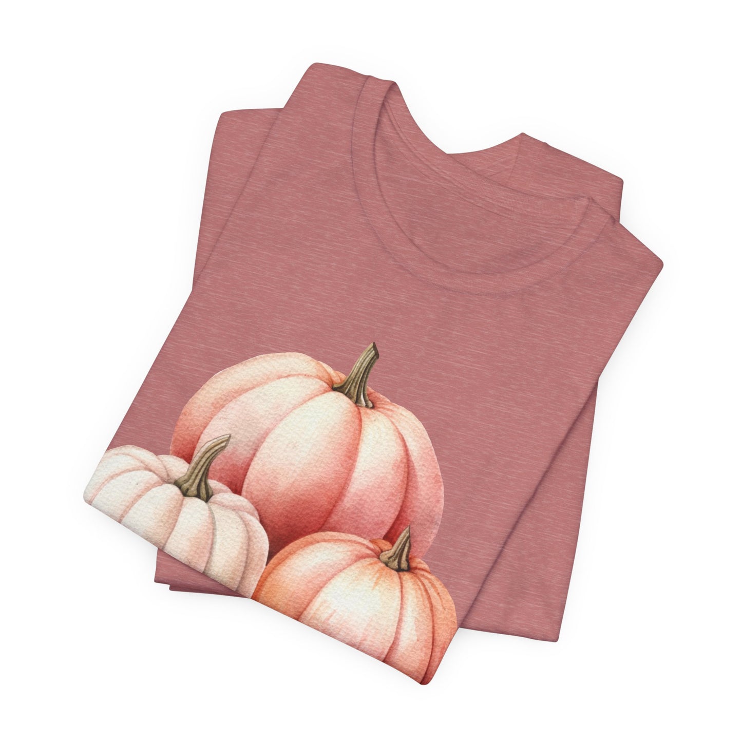 Autumn Fall Girly Pink Pumpkins Tee