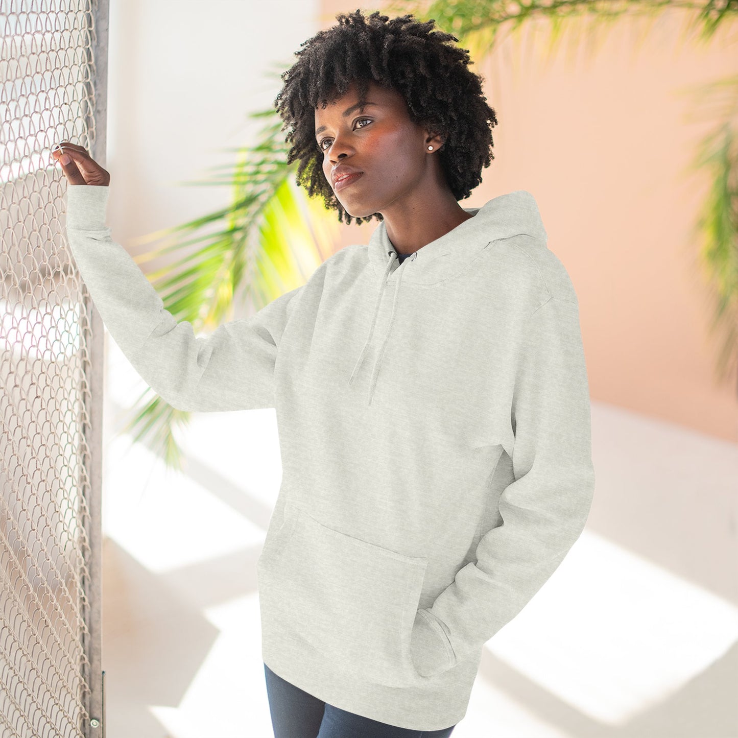 Dear Soul Behind Me Motivational Fleece Hoodie - Cozy Gift for Friends, Casual Wear, Self-Care Reminder, Motivational Gift, Thoughtful Custom Hoodie