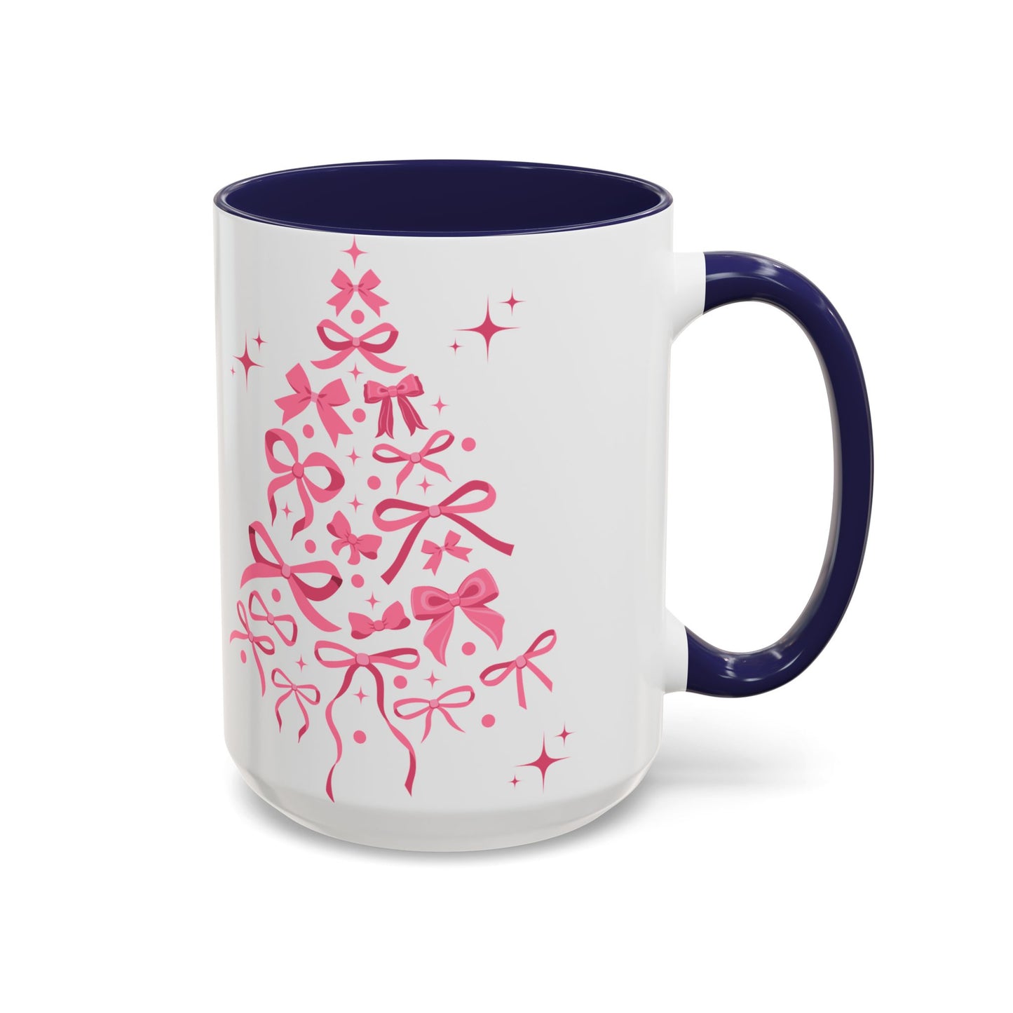 Whimsical Ribbon Christmas Tree Mug