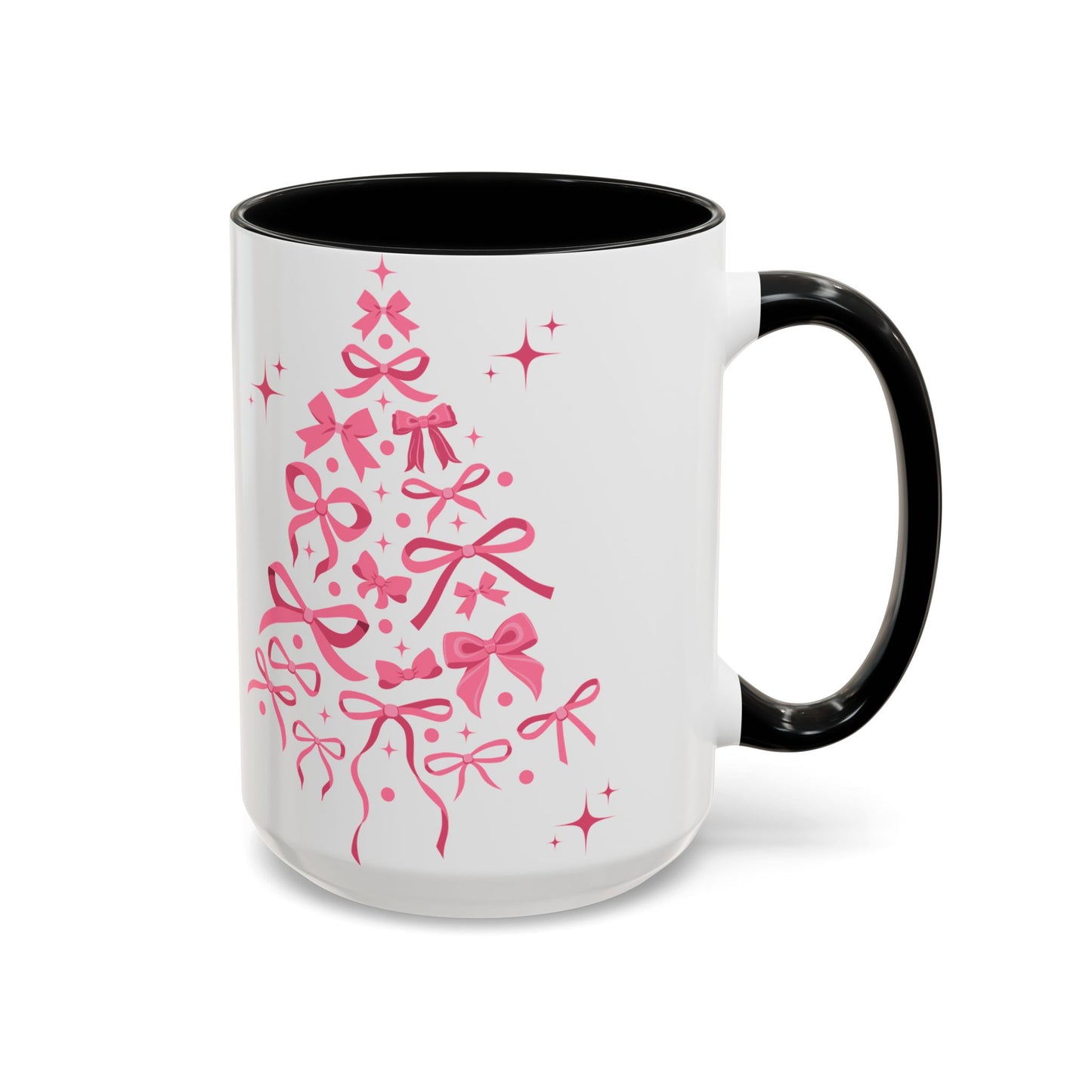 Whimsical Ribbon Christmas Tree Mug