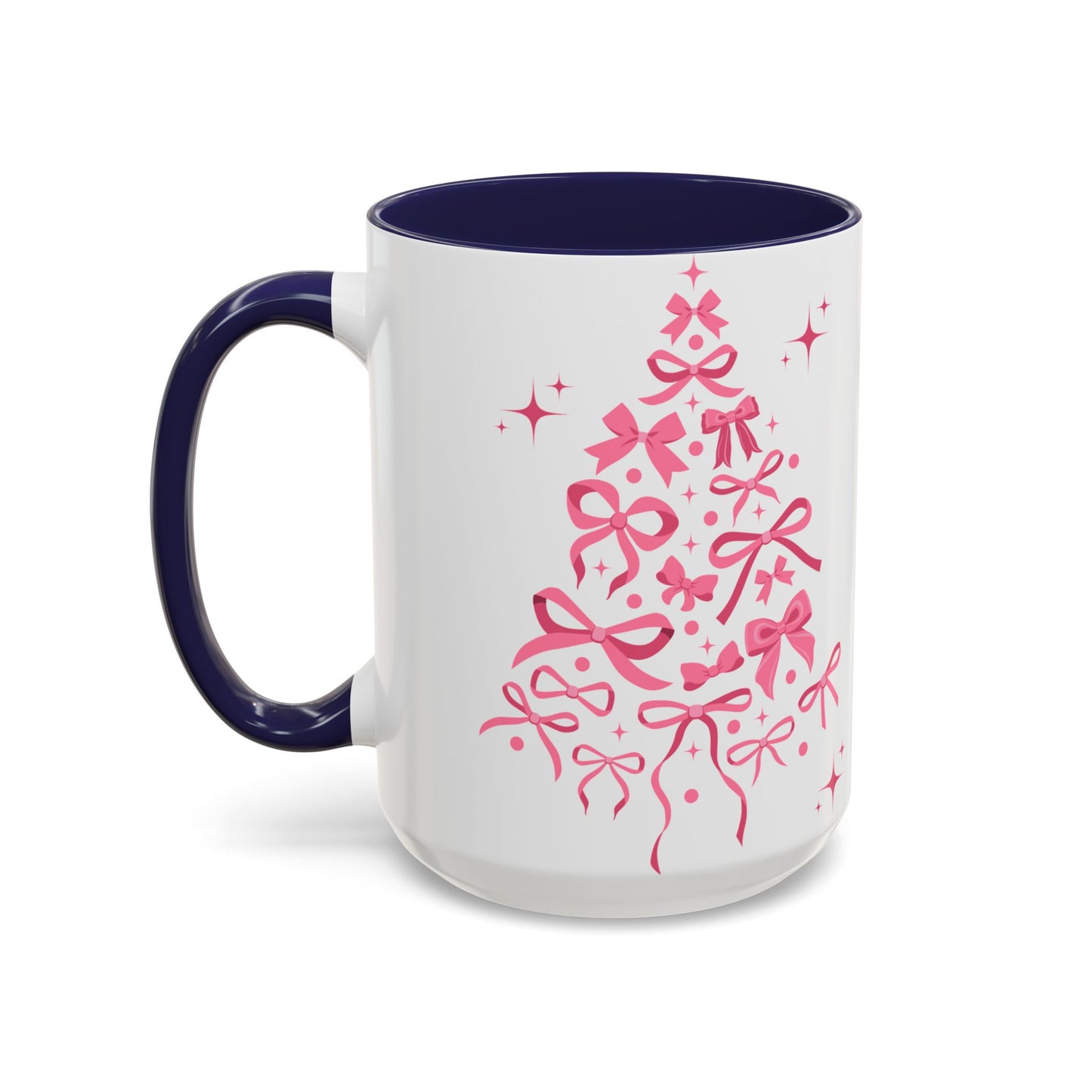 Whimsical Ribbon Christmas Tree Mug