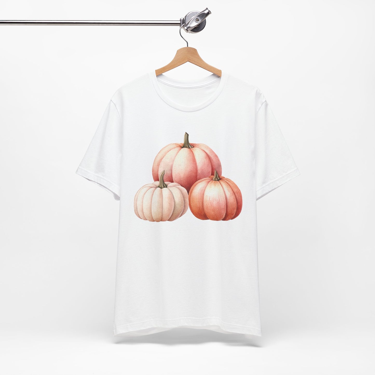Autumn Fall Girly Pink Pumpkins Tee