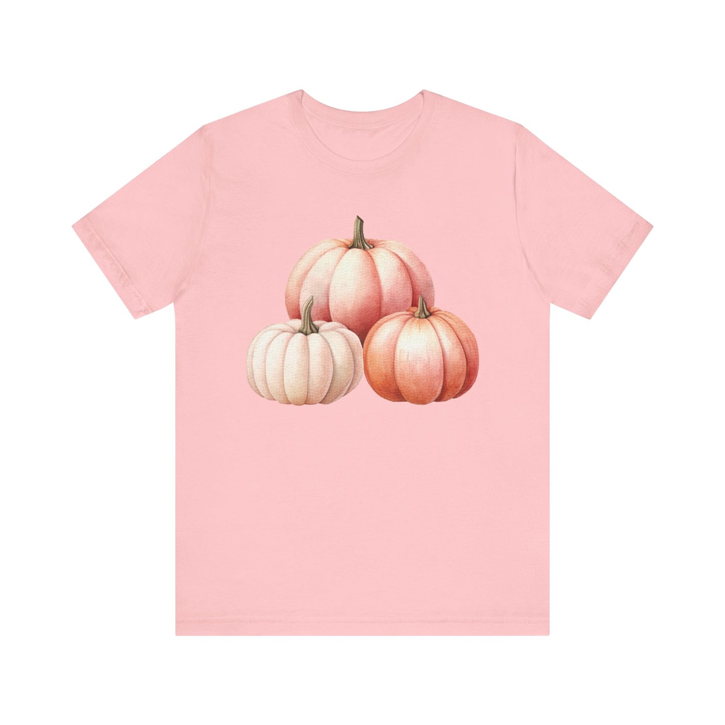 Autumn Fall Girly Pink Pumpkins Tee