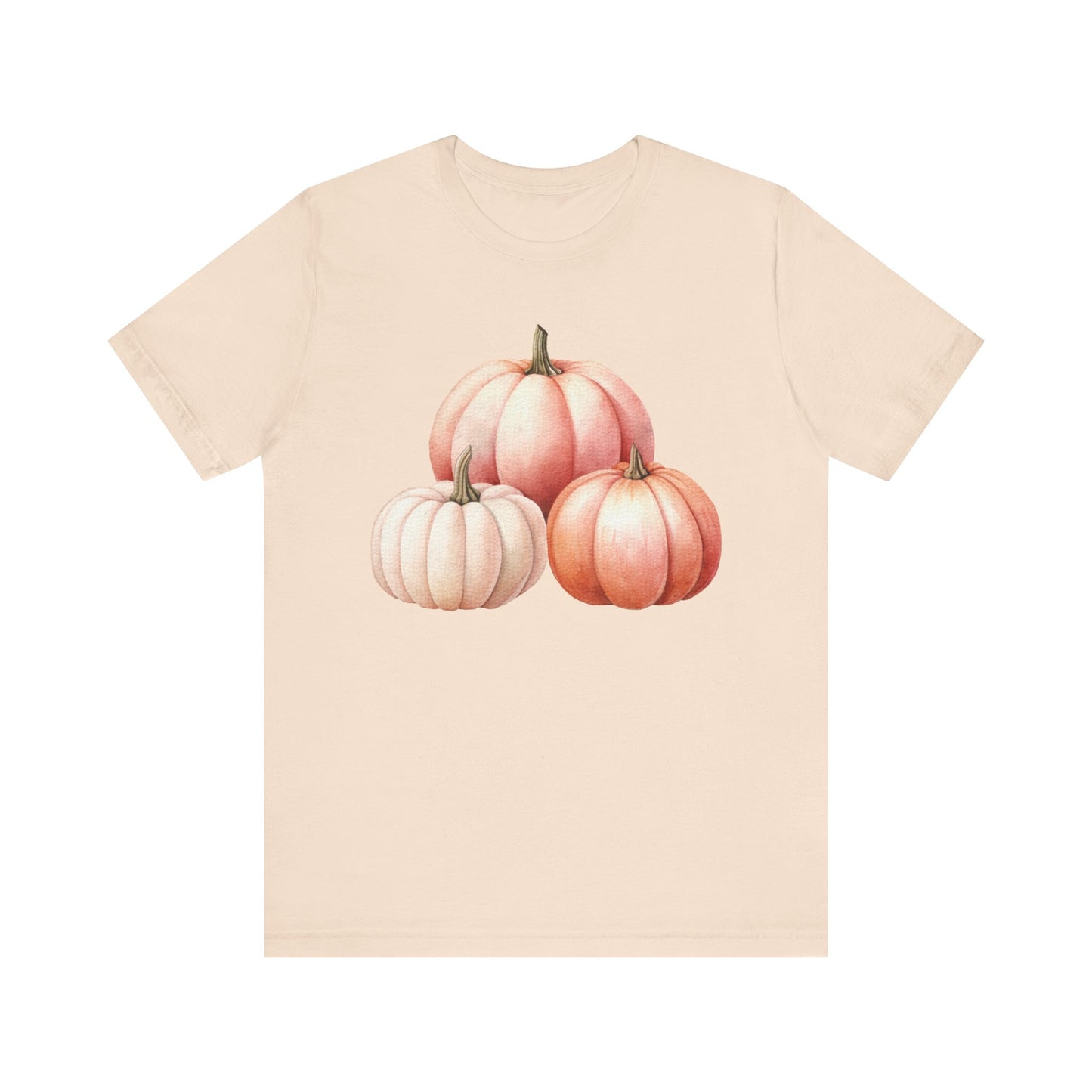 Autumn Fall Girly Pink Pumpkins Tee