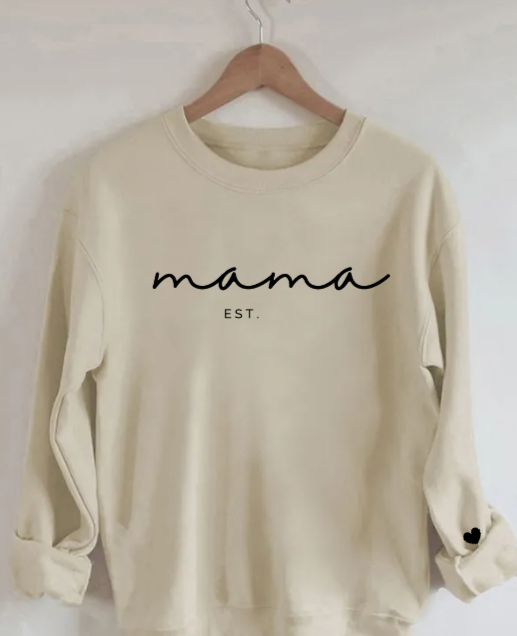 Customizable Mama Est. Sweatshirt