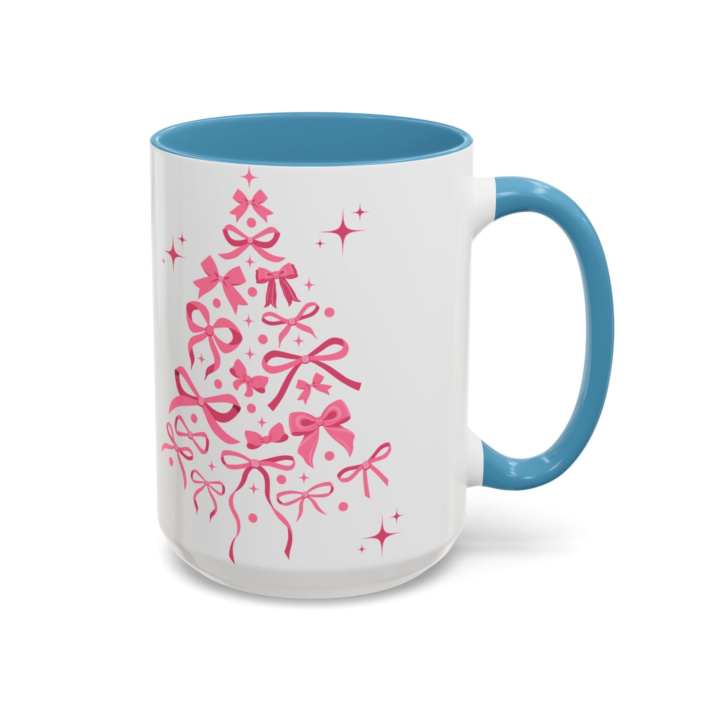 Whimsical Ribbon Christmas Tree Mug