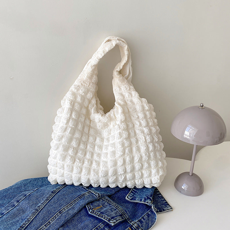 Cute Pleated Puff Shoulder Bag