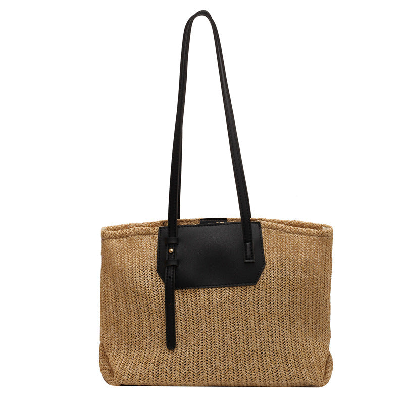 Woven Large Handbag
