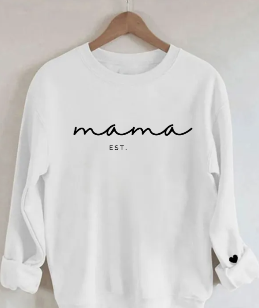 Customizable Mama Est. Sweatshirt