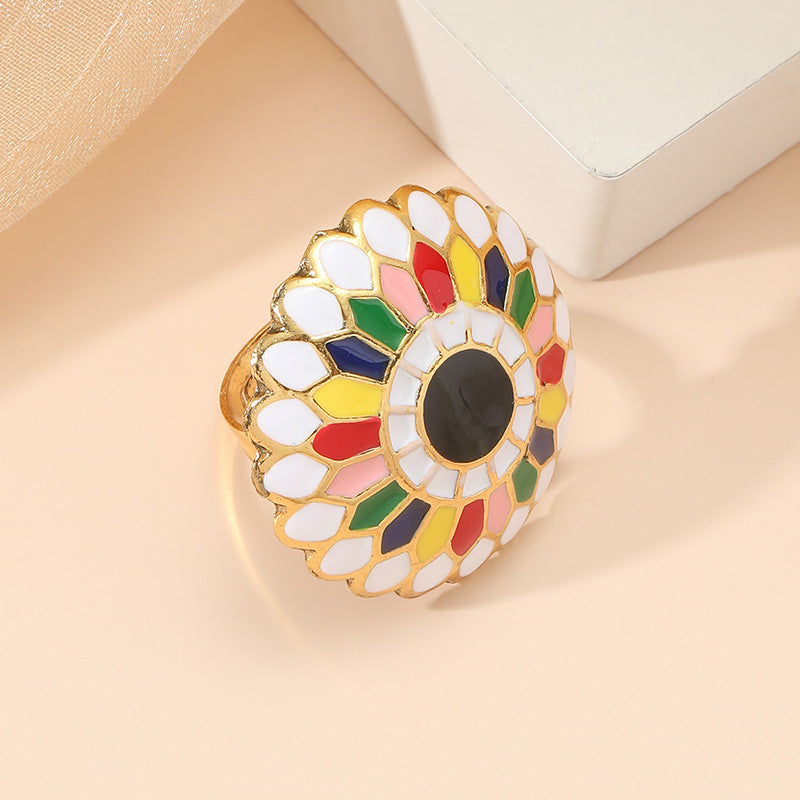 Retro Mulit-Color Ring