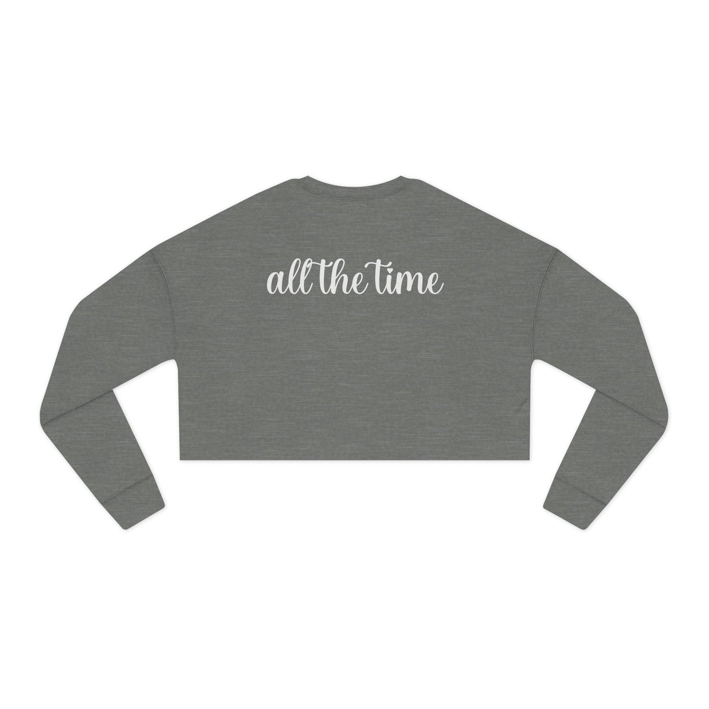Empowering Women's Cropped Sweatshirt | You Matter, Positive Affirmation Apparel, Inspirational Gift, Self-Care Clothing, Motivational Style