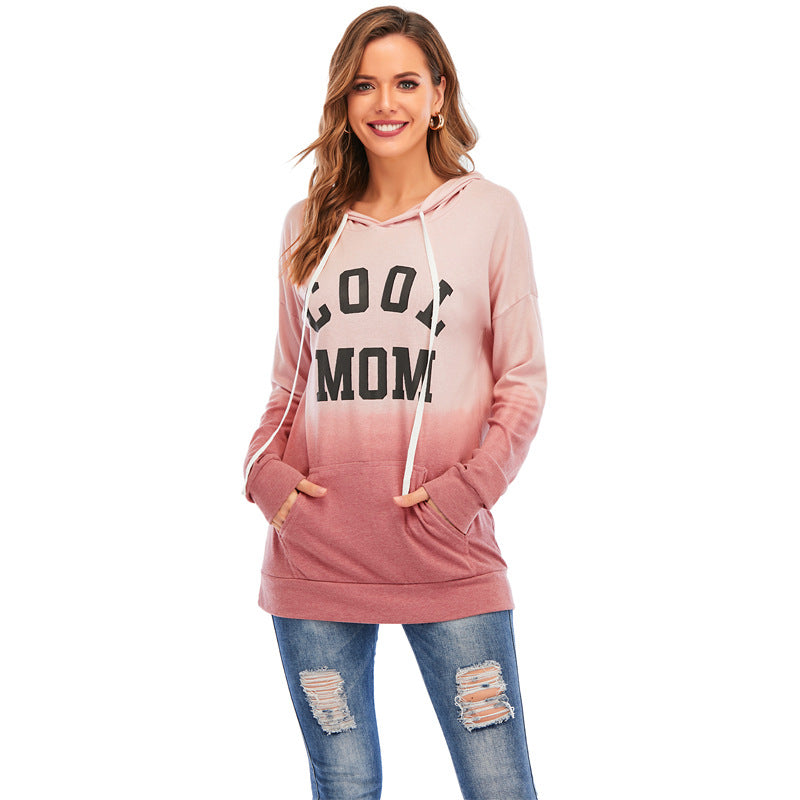 Tie-dyed Cool Mom Hoodie