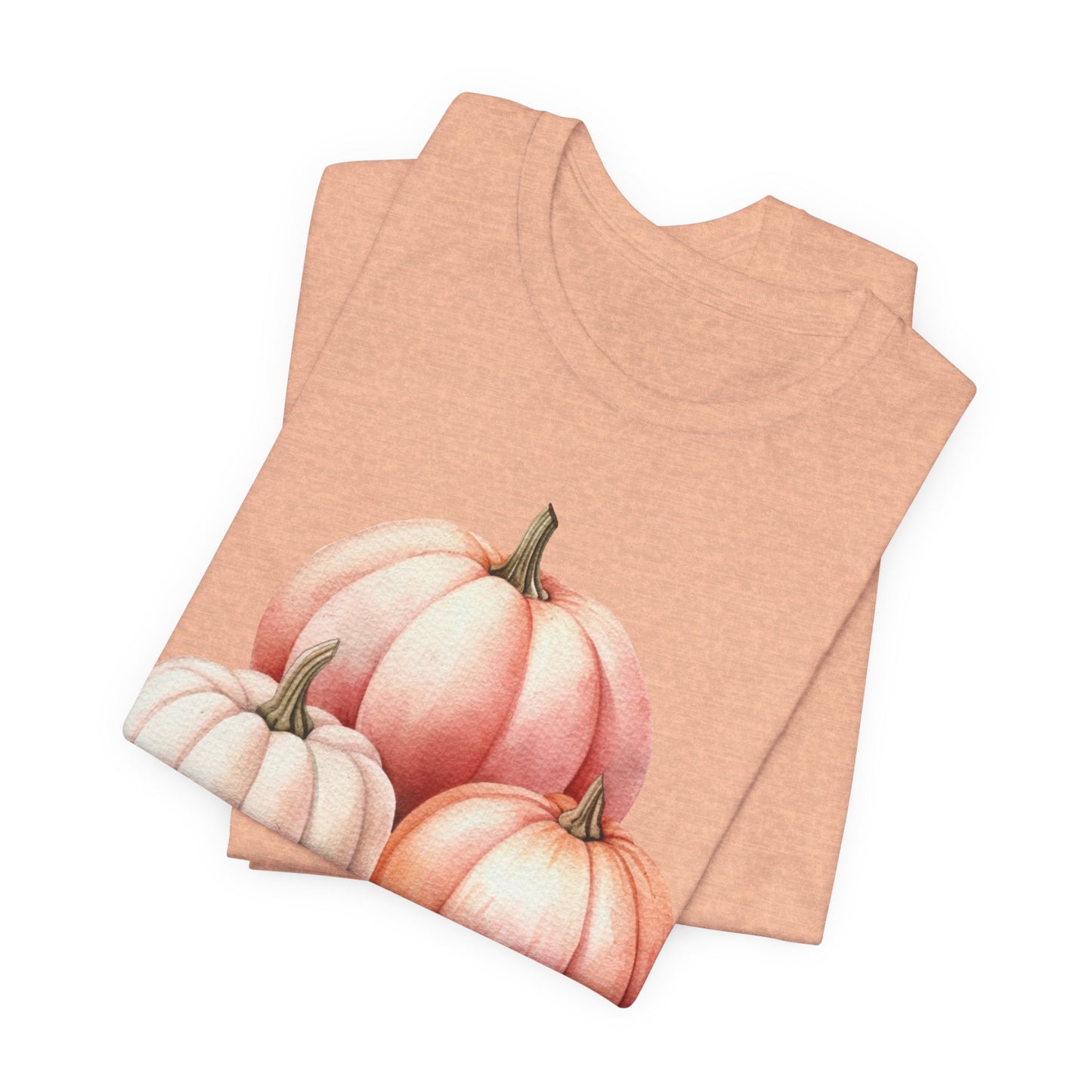 Autumn Fall Girly Pink Pumpkins Tee