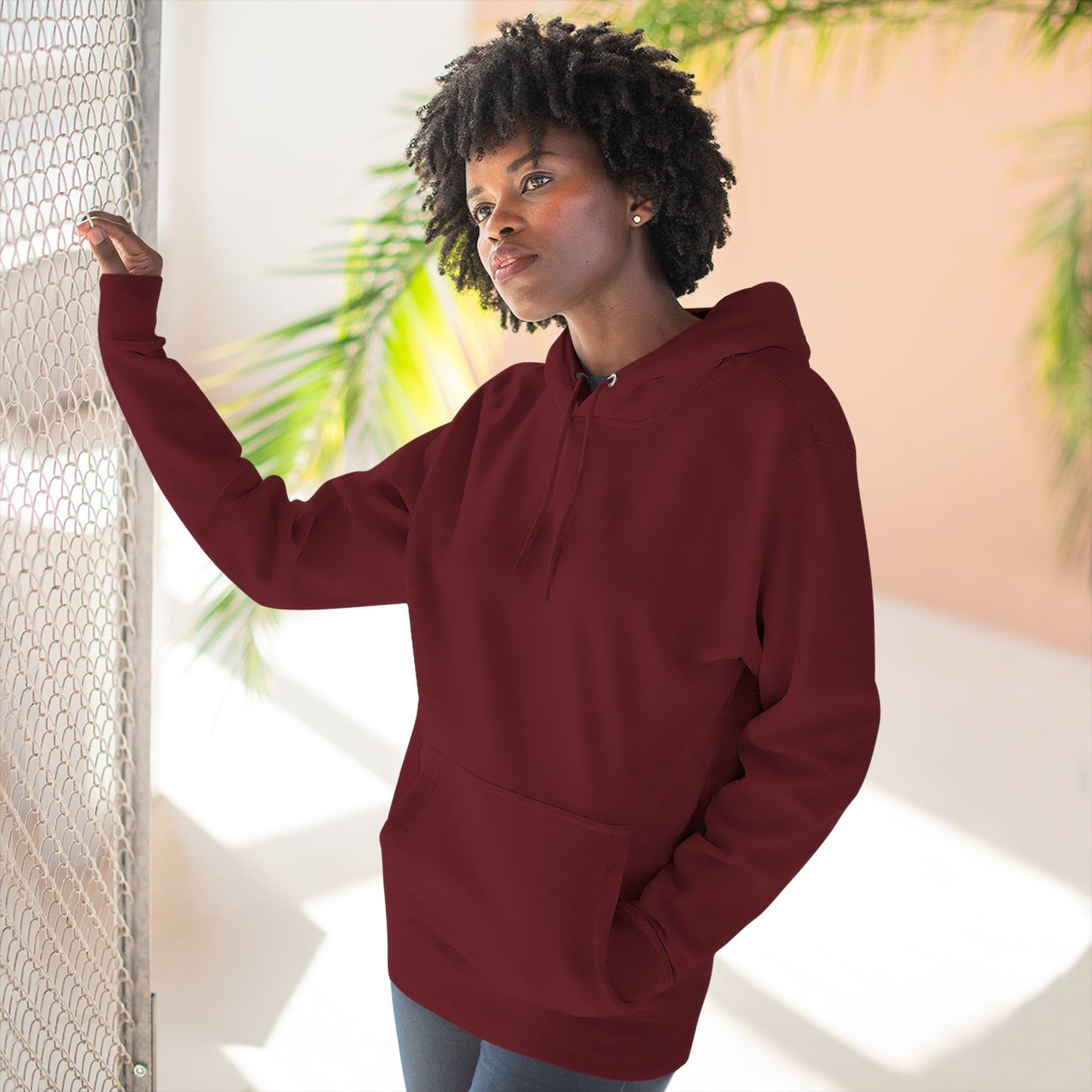 Dear Soul Behind Me Motivational Fleece Hoodie - Cozy Gift for Friends, Casual Wear, Self-Care Reminder, Motivational Gift, Thoughtful Custom Hoodie