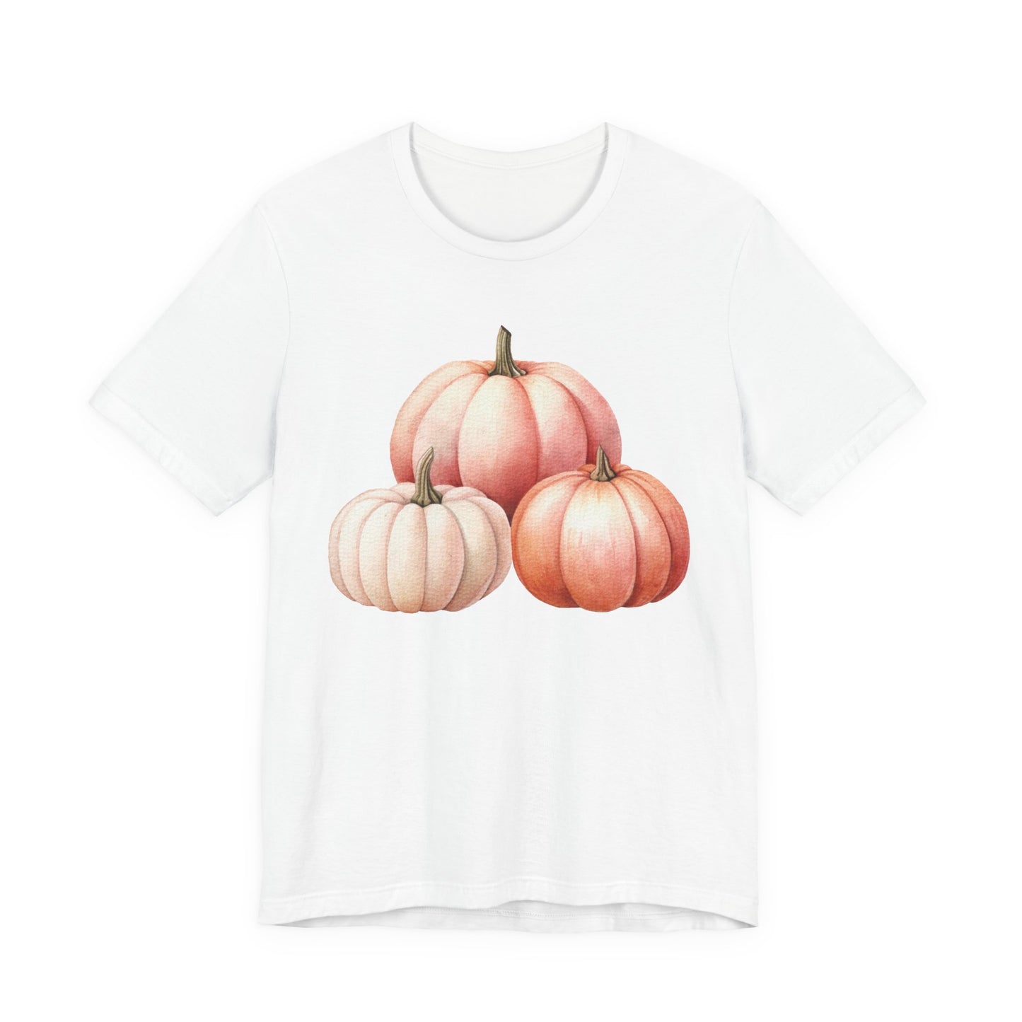 Autumn Fall Girly Pink Pumpkins Tee