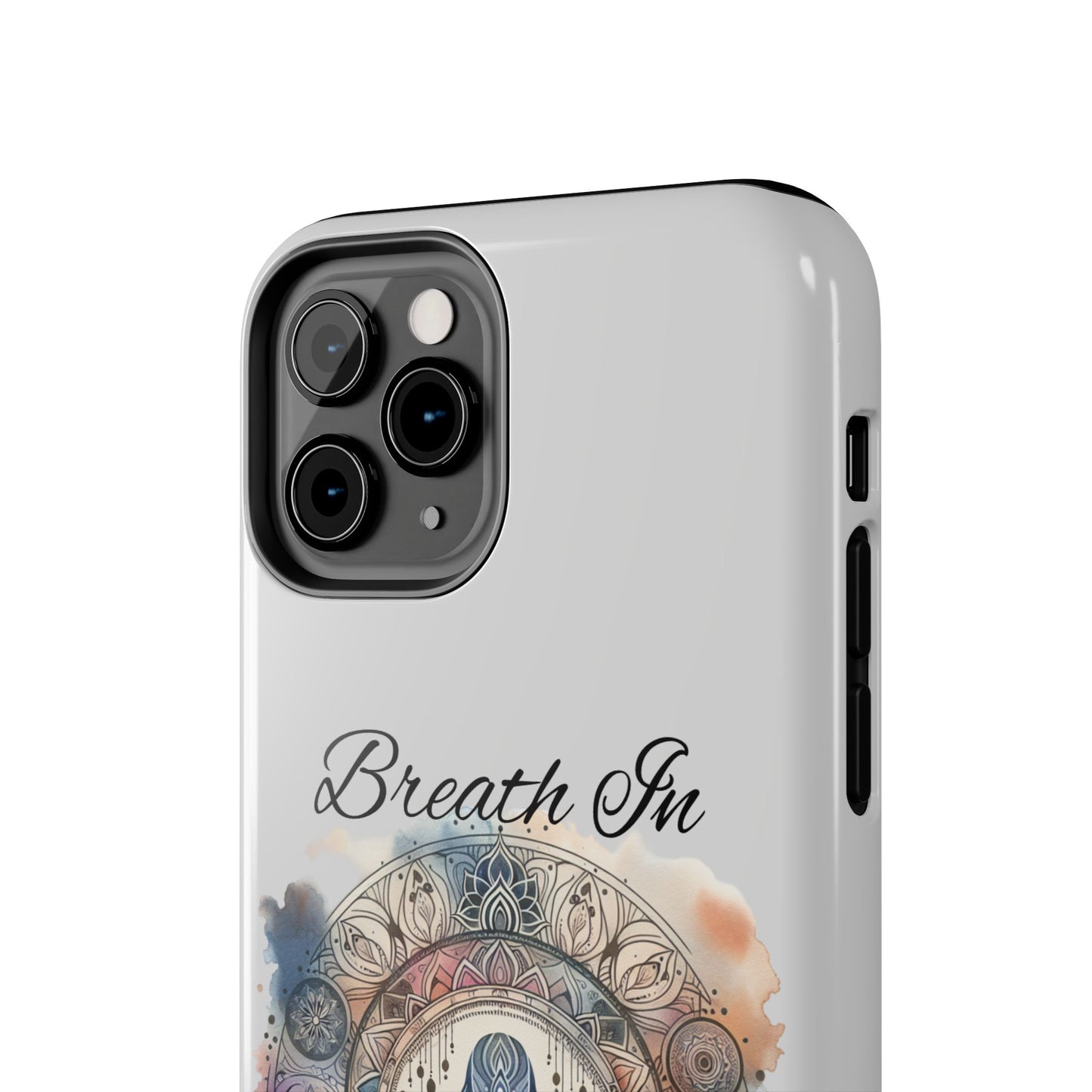 Breathe In Breathe Out Meditation Themed Phone Case