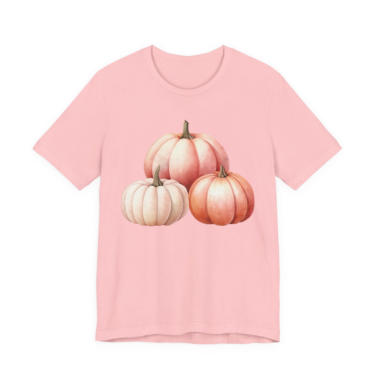 Autumn Fall Girly Pink Pumpkins Tee