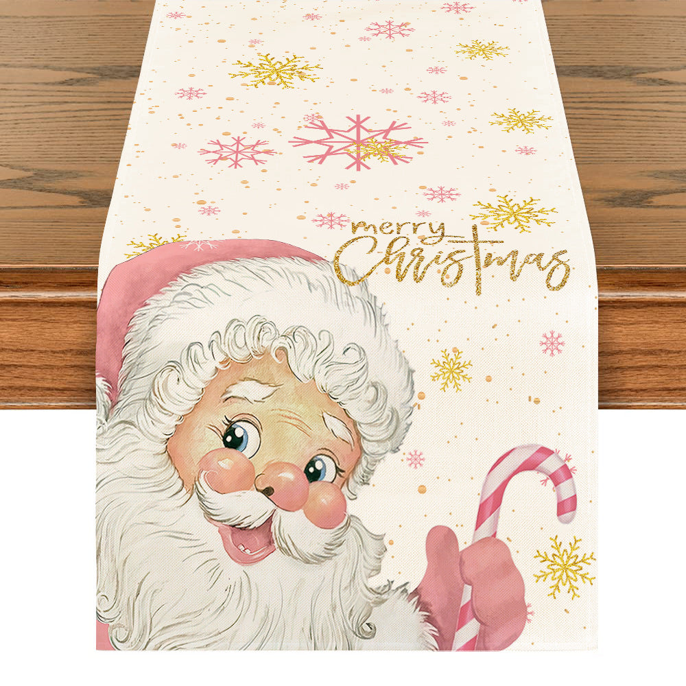 Pink & Cream Table Runner