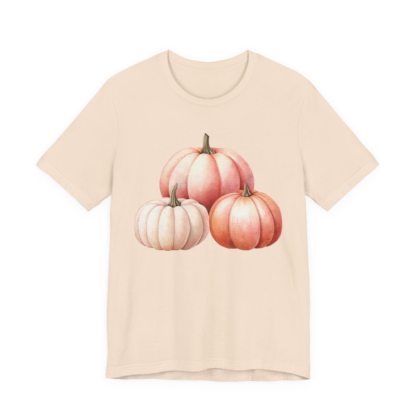 Autumn Fall Girly Pink Pumpkins Tee
