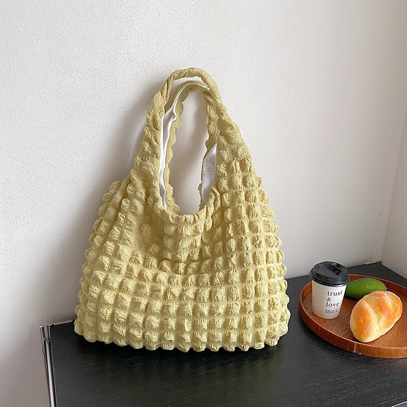 Cute Pleated Puff Shoulder Bag