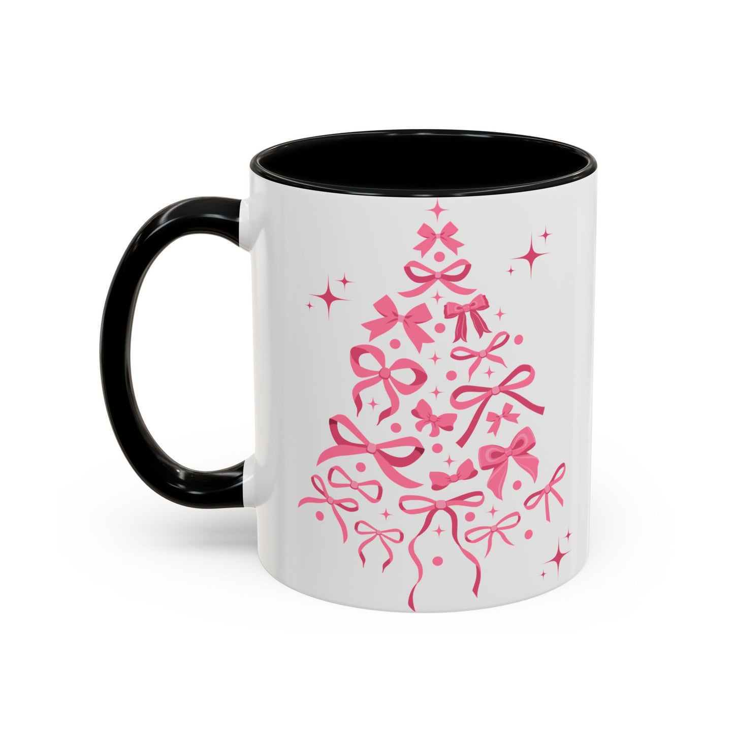 Whimsical Ribbon Christmas Tree Mug