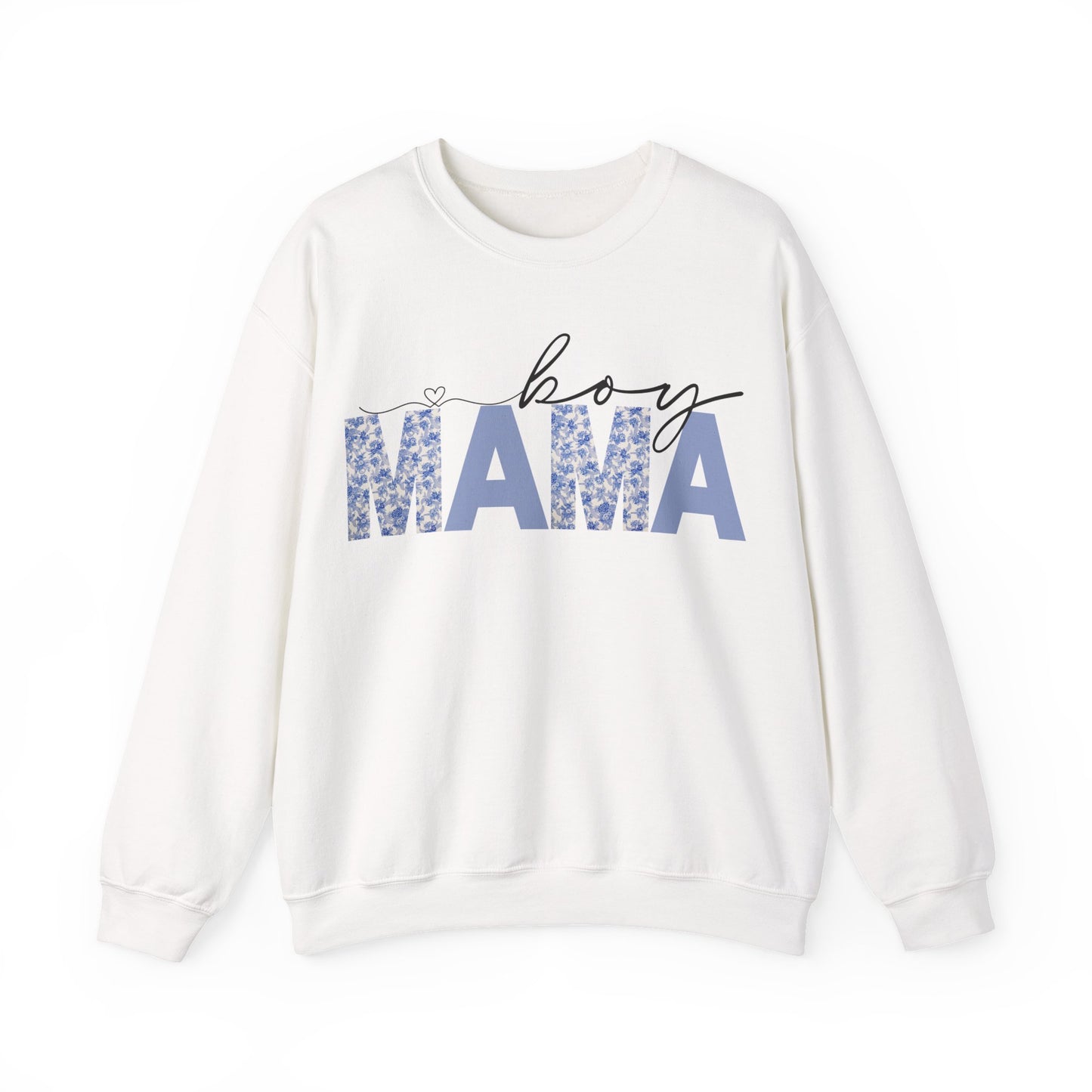 Floral Boy Mama Crewneck Sweatshirt