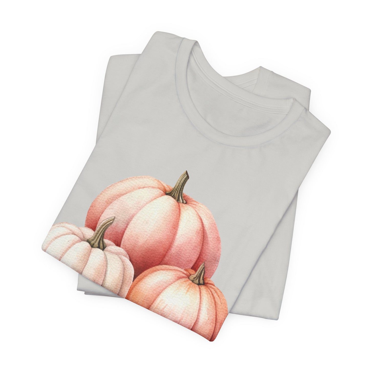 Autumn Fall Girly Pink Pumpkins Tee