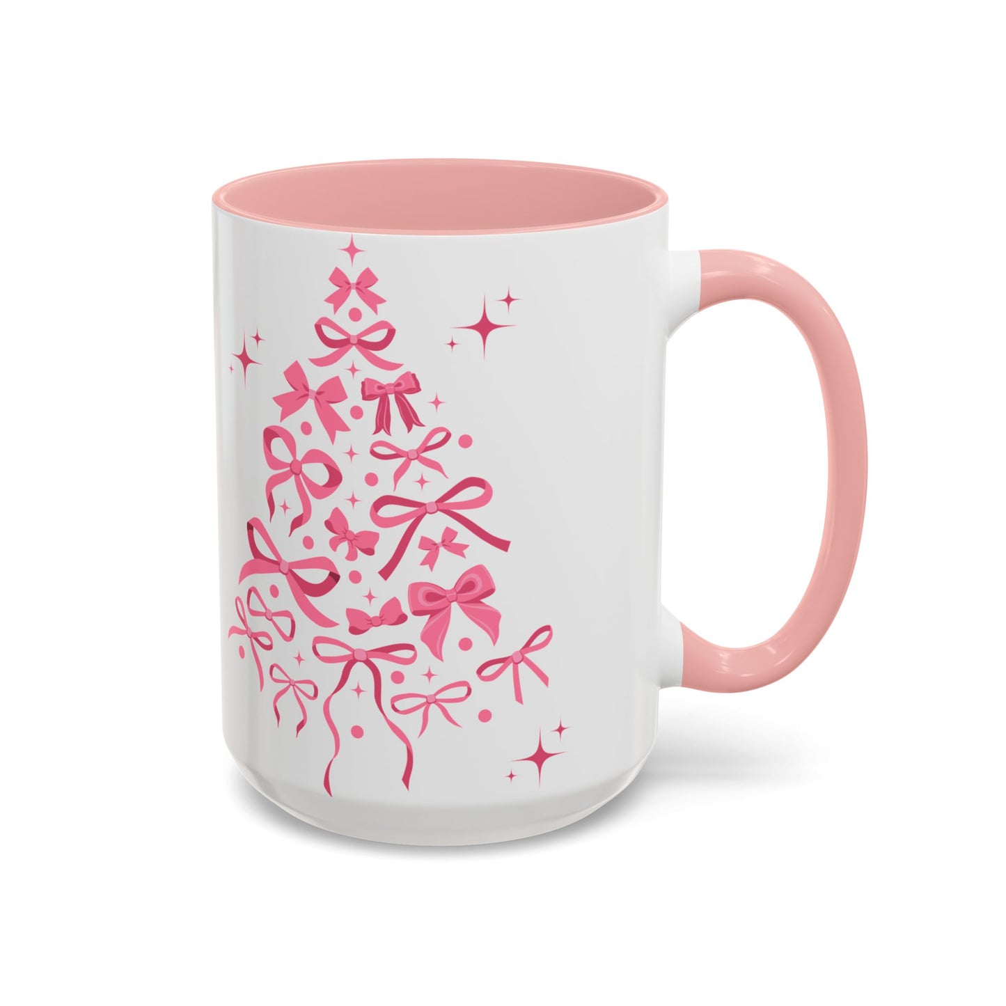 Whimsical Ribbon Christmas Tree Mug